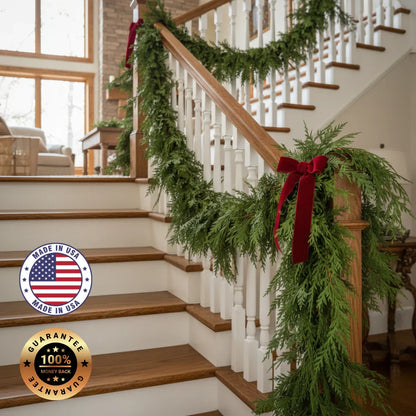 6ft Artificial cedar garland