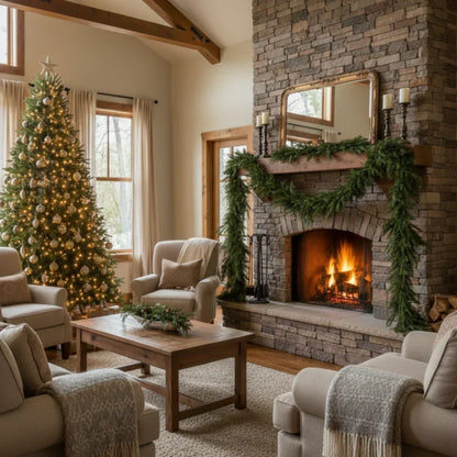6ft Artificial cedar garland